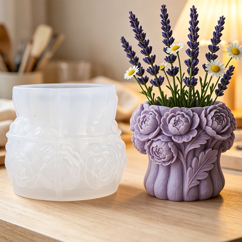 3D Printing Vase - Forma silikonowa 3D do wazonu na