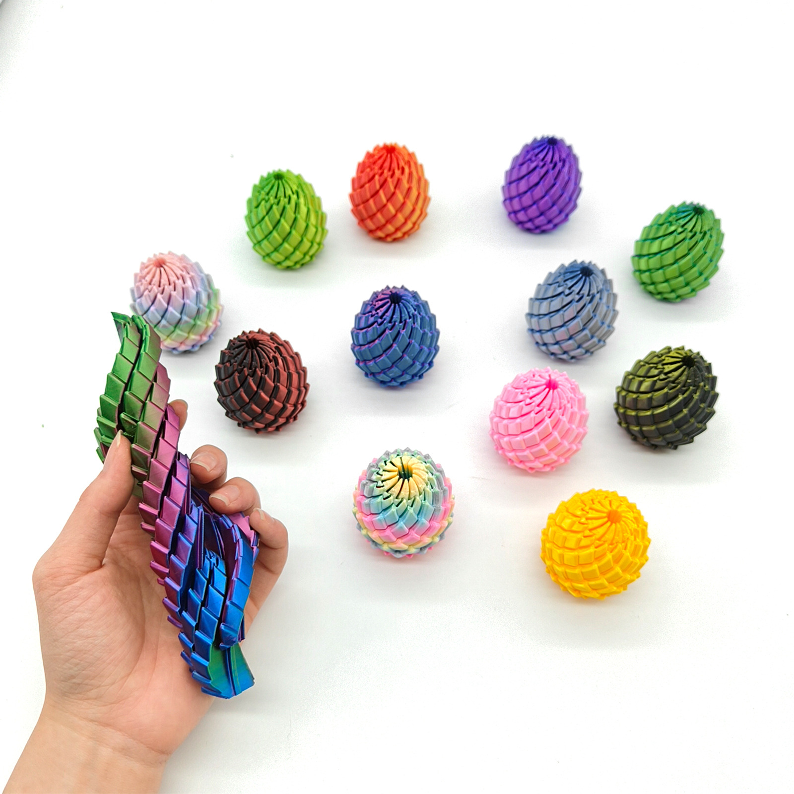 3D Printing Egg - Zabawka antystresowa w kształcie jaja smoka,