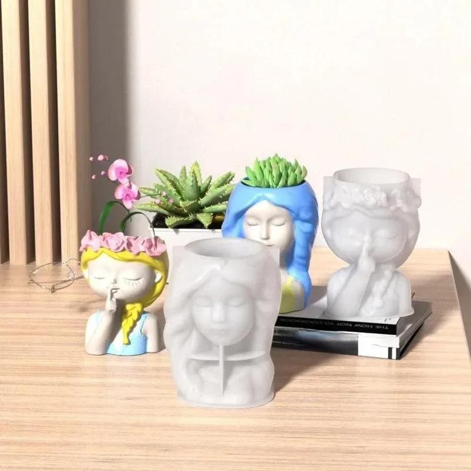 3D Printing Vase - 1 sztuk Silikonowa forma 3D Cute
