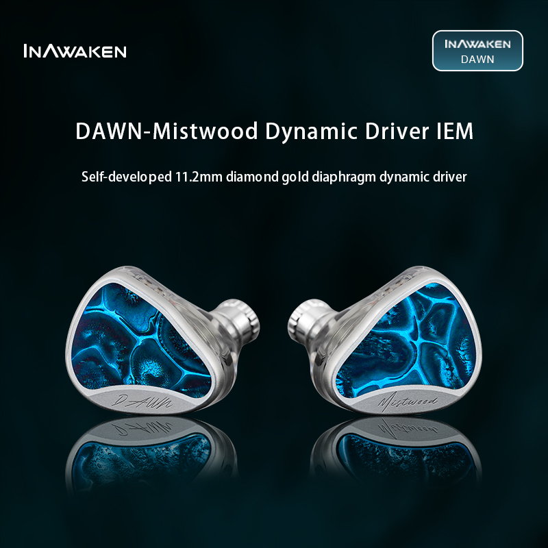3D Printing Technology - INAWAKEN Dawn Mistwood Słuchawki douszne z