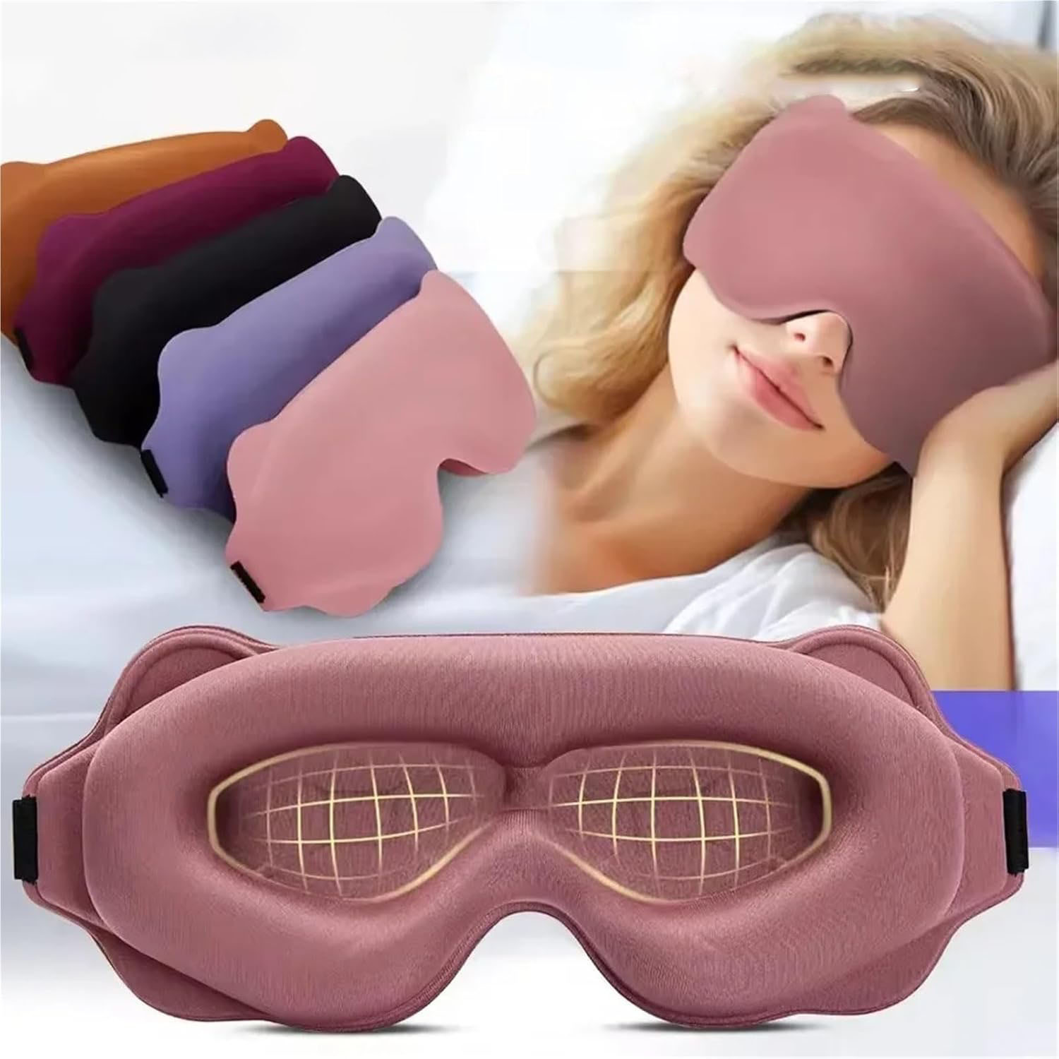 3D Printing Mask - Maska do spania 3D blokująca światło,