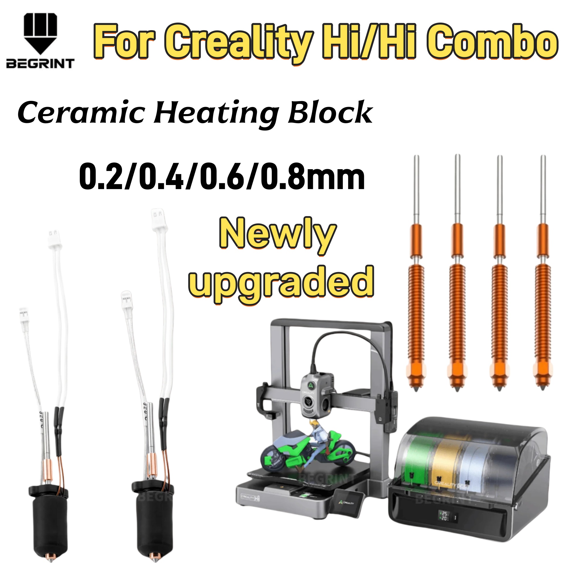 3D Printing News - Wysokotemperaturowy ceramiczny grzejnik Hotend Kit do
