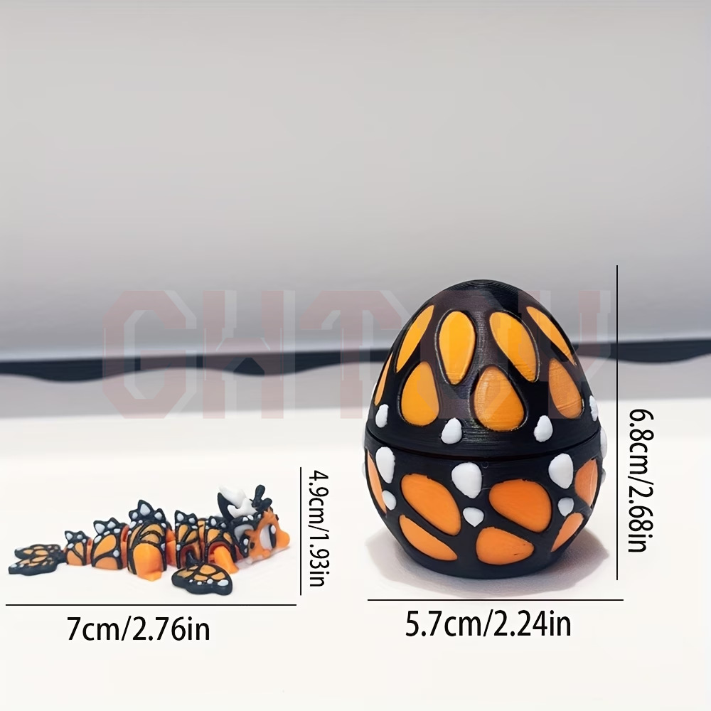 3D Printing Egg - Drukowana 3D figurka smoka z jajem