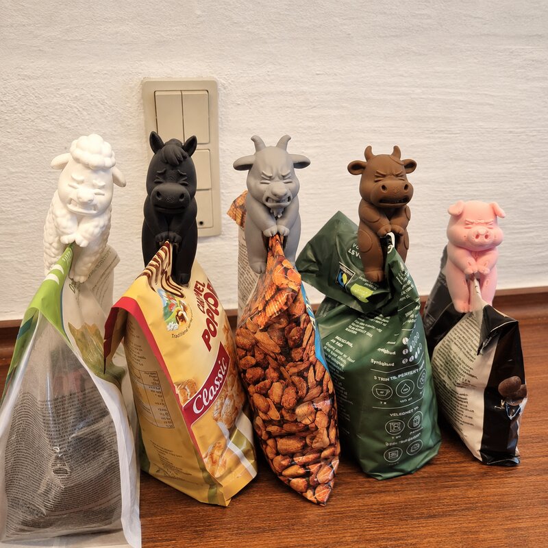 3D Printing Food - 3D Drukowane Klipsy do Torebek na