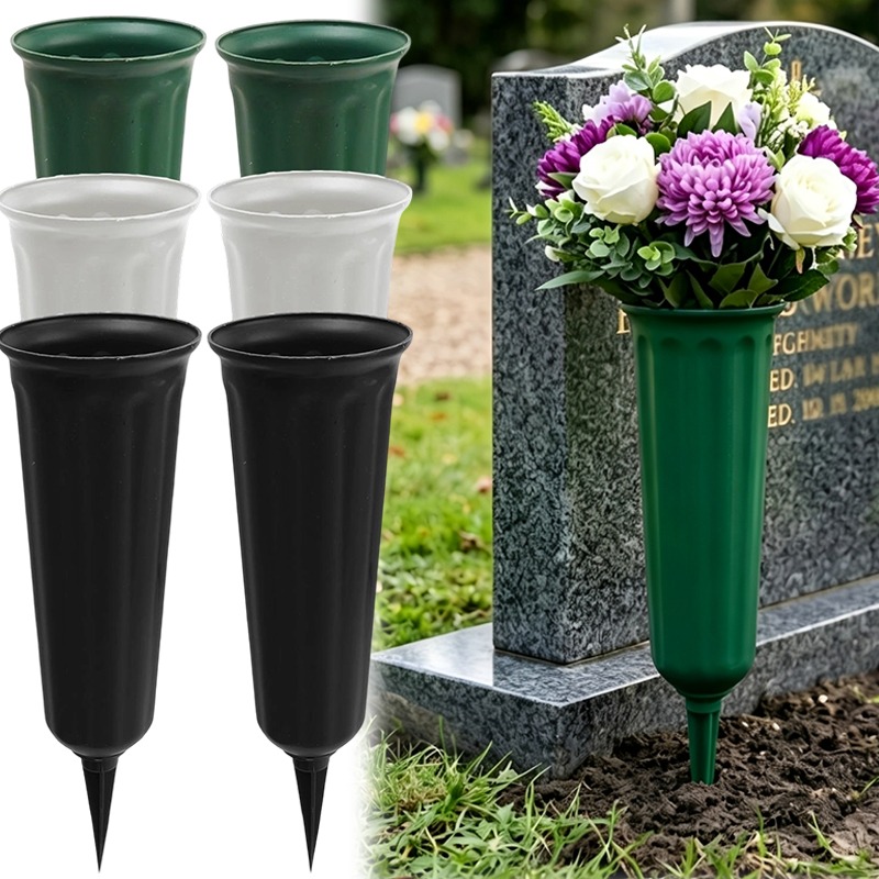 3D Printing Vase - Wazon na kwiaty do grobowek, odporny