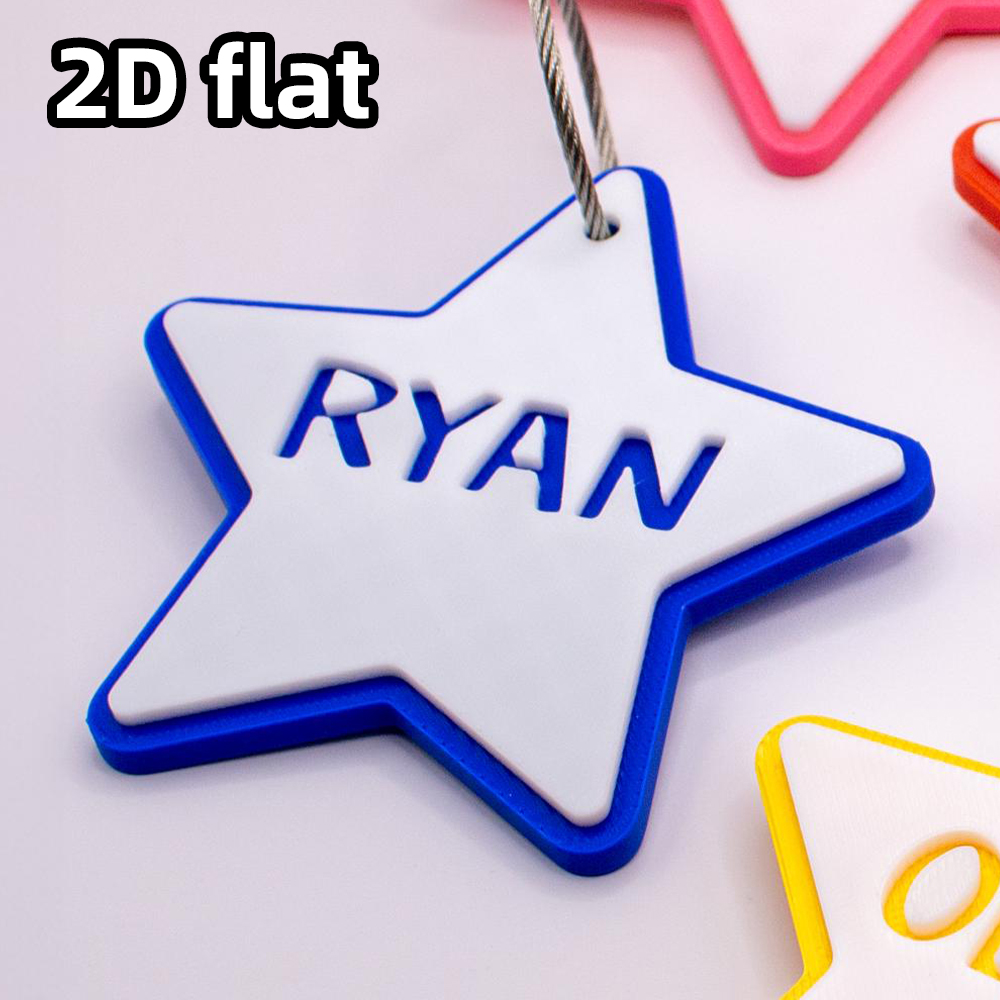 1 szt. Personalizowany brelok  – 3D Printing Laser Cutting recenzja i cena