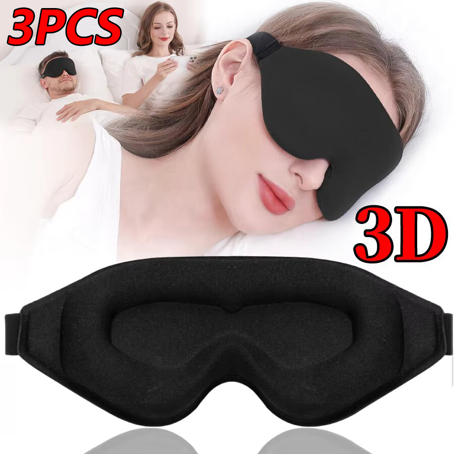 3 SZT. Maska na oczy do spania – 3D Printing Mask recenzja i cena