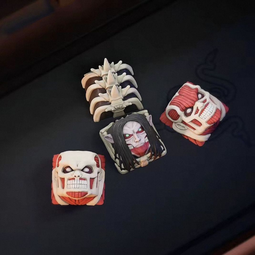 Nowy zestaw keycapów Attack on – 3D Printing Keyboard recenzja i cena