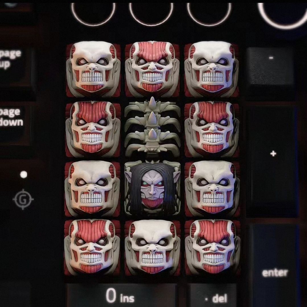 Nowy zestaw keycapów Attack on – 3D Printing Keyboard recenzja i cena