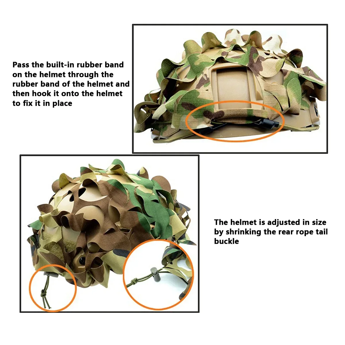 3D Camo Net FAST Helmet Cover  – 3D Printing Laser Cutting recenzja i cena
