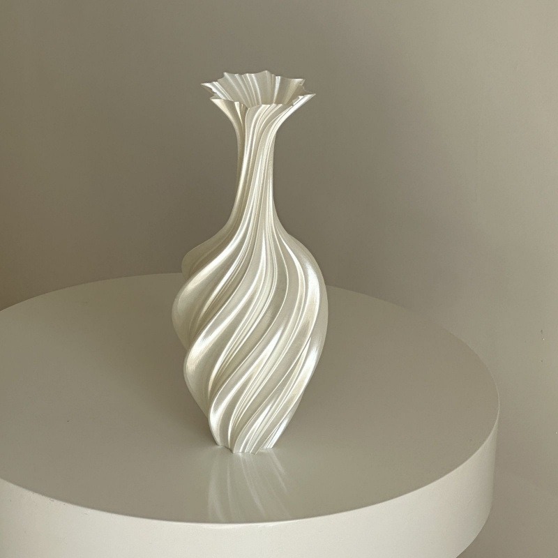 Abstrakcyjny, skręcony wazon d – 3D Printing Vase recenzja i cena
